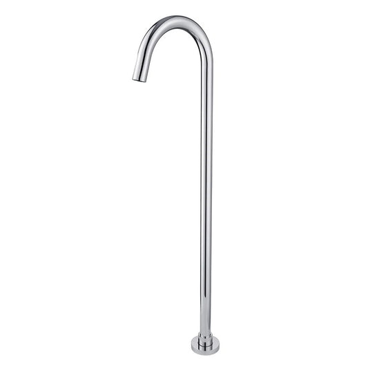 Chrome Round Floor Standing Mixer