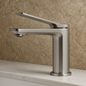 Auri Brushed Nickel Short Basin Mixer