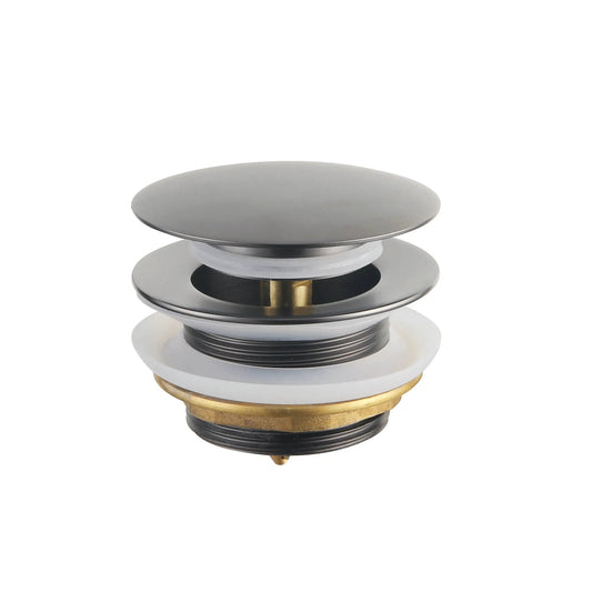 40mm Popup Waste, Non Overflow Gun Metal