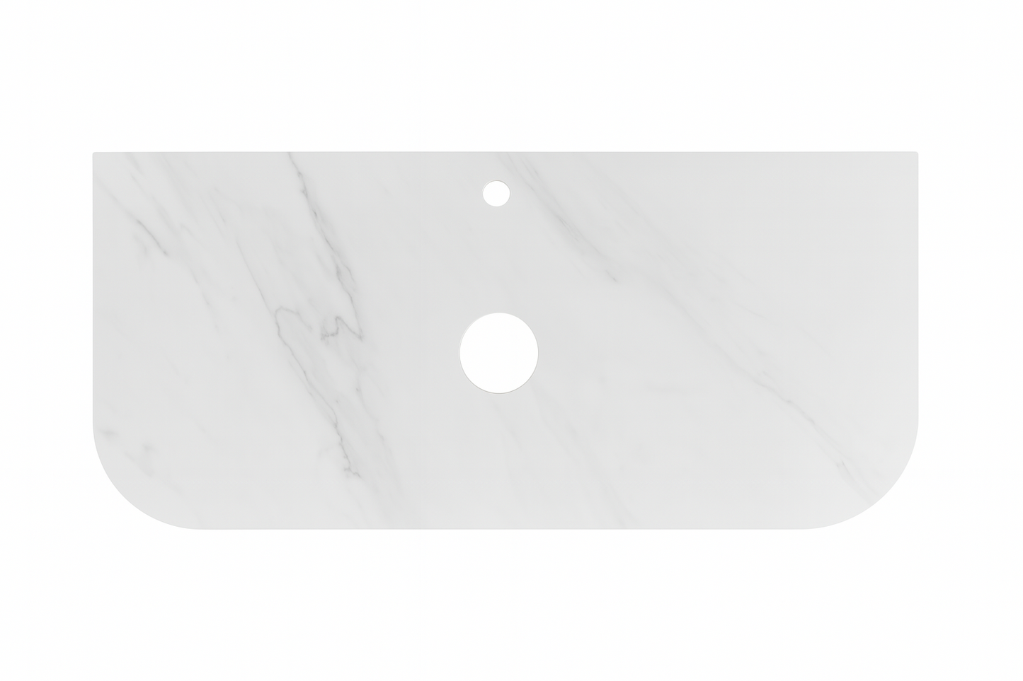 Curved Edge Vanity Top