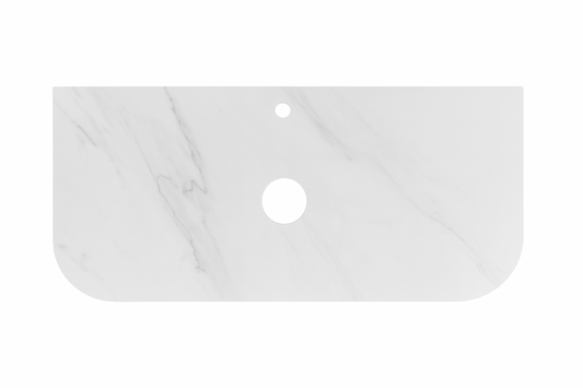 Curved Edge Vanity Top