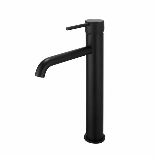 Sierra Round Black Tall Basin Mixer