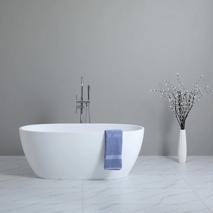 ND-BT0002 Stella Freestanding Bathtub White Gloss - 1700x810x590mm