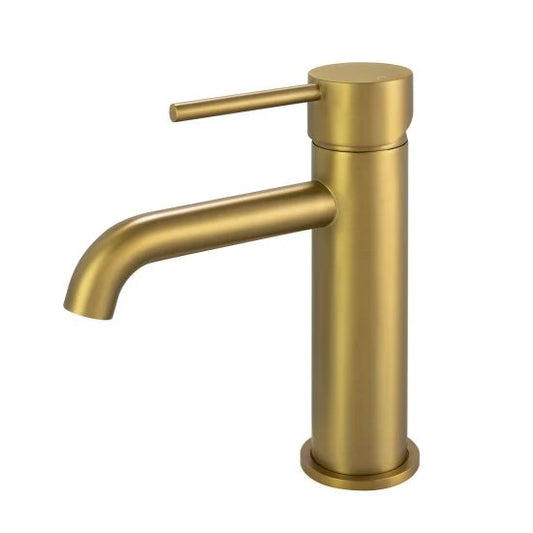 Luma PIN Series Round Brushed Basin Mixer