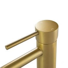 Luma PIN Series Round Brushed Basin Mixer