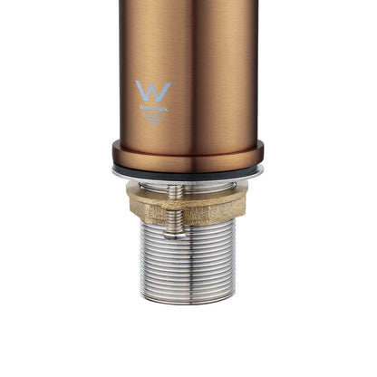 Luma PIN Series Round Brushed Copper Basin Mixer