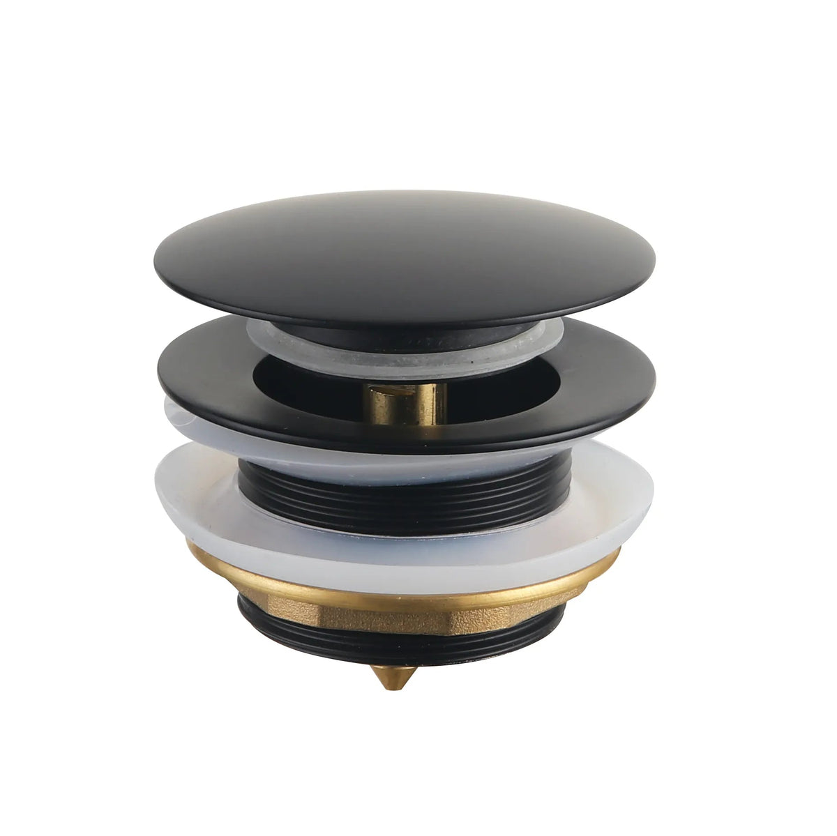 40mm Popup Waste, Non Overflow Matte Black
