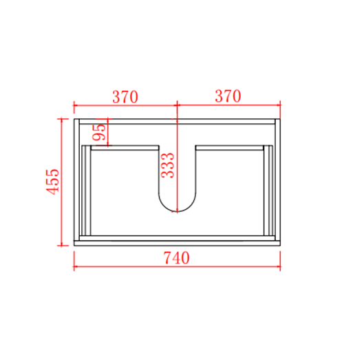 ND-VN -Wall-Hung PVC Vanity OAK900
