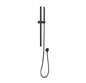 Chrome Shower Rail with Handheld Shower