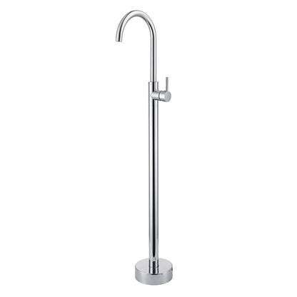 Orico Round Chrome Solid Brass Freestanding Mixer