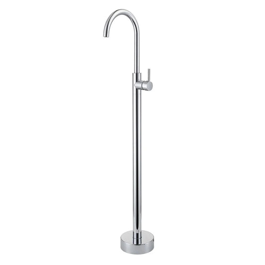 Orico Round Chrome Solid Brass Freestanding Mixer