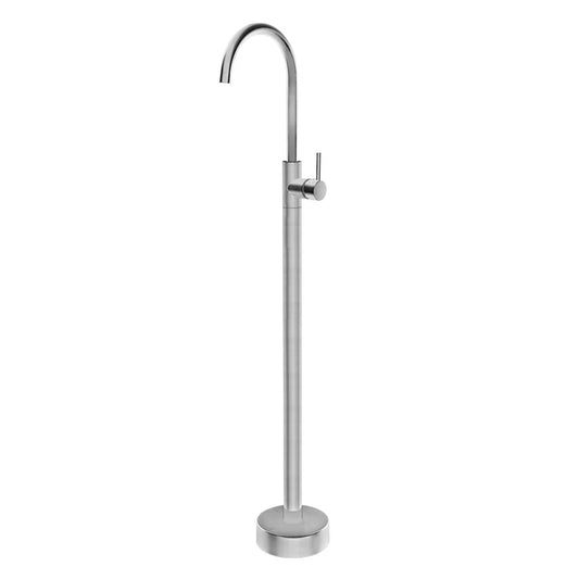 Orico Round Brushed Nickel Solid Brass Freestanding Mixer