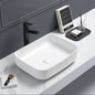 Matte White Carrara Fine Ceramic Basin