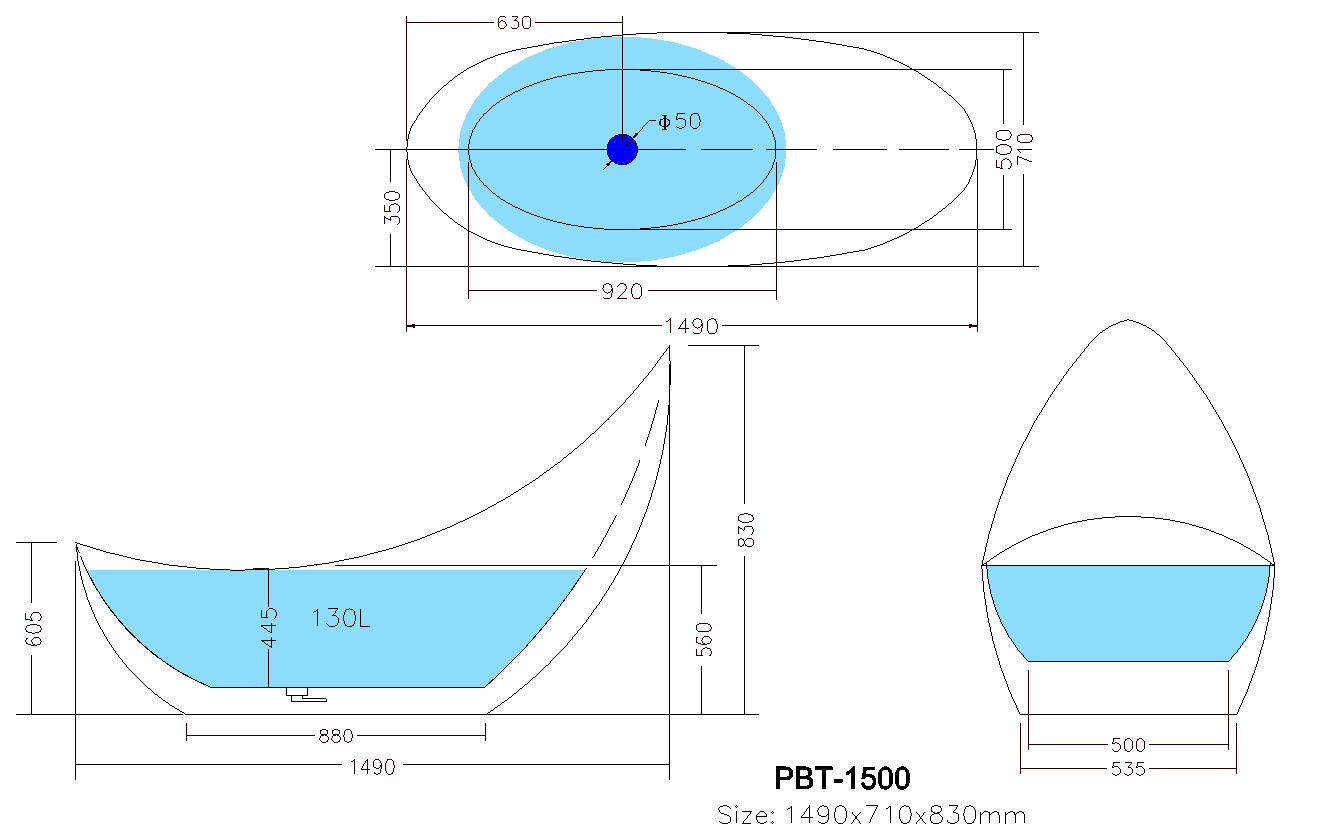 Opal Freestanding Bathtub