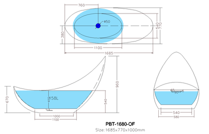 Opal Freestanding Bathtub