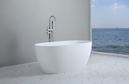 Stella Freestanding Bathtub White Gloss