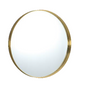 Gold Framed Round Mirror 700x700x35mm