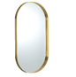 Gold Framed Oval Mirror 450x900x35mm