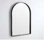 Black Framed Arch Mirror 600x900x35mm