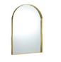 Gold Framed Arch Mirror 600x900x35mm