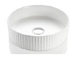 Bellevue Flute Round Art Basin 360mm GW