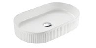 Bellevue Flute Oval Art Basin 58mmmx360mmx120mm GW