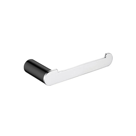 Evo Black & Chrome Toilet Paper Holder