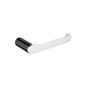 Evo Black & Chrome Toilet Paper Holder