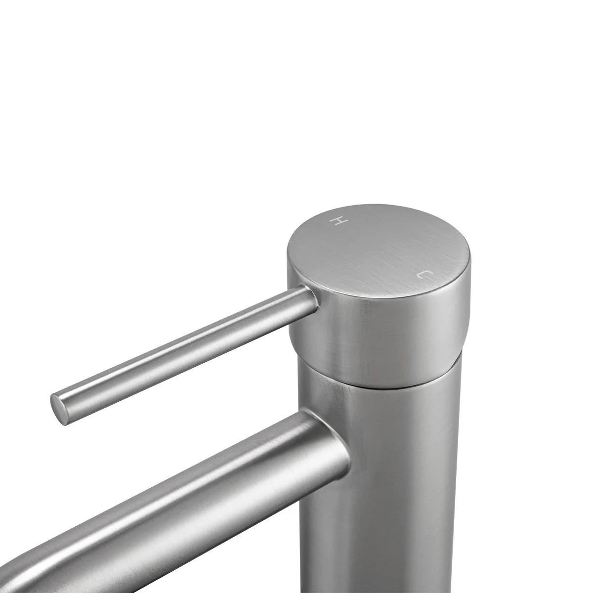 Sierra Round Brushed Nickel Tall Basin Mixer