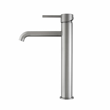 Sierra Round Brushed Nickel Tall Basin Mixer
