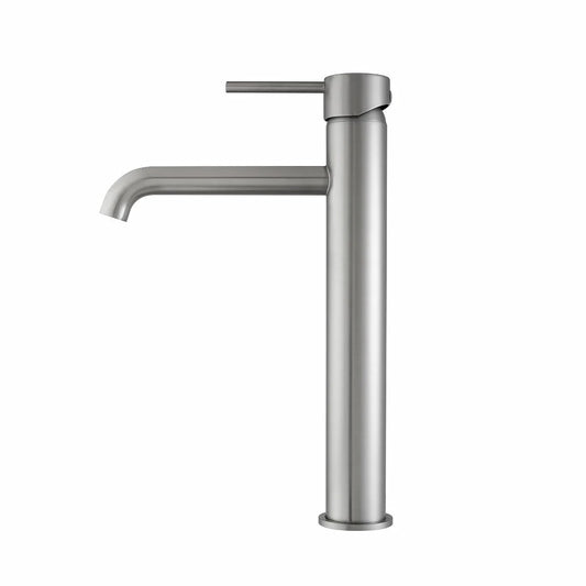 Sierra Round Brushed Nickel Tall Basin Mixer