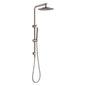 Round Brushed Nickel Shower Station -10''