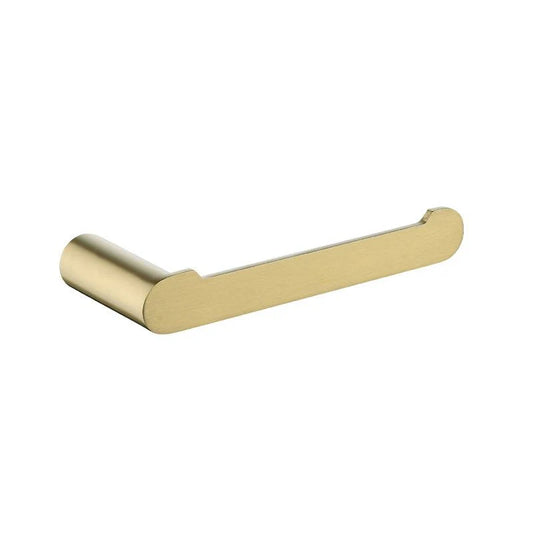 Evo Brushed Brass Toilet Paper Holder