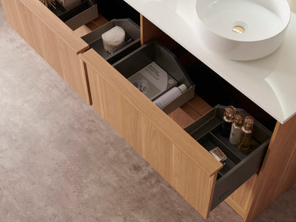 Noma Freestanding Vanity Natural Timber