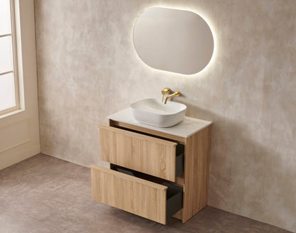 Noma Freestanding Vanity Natural Timber