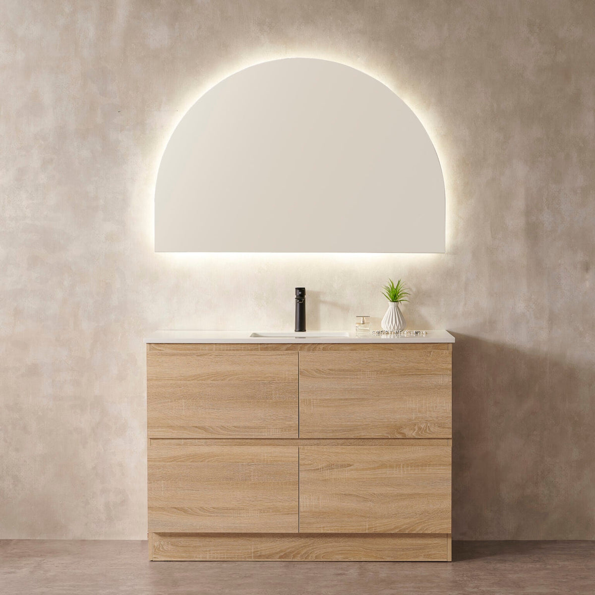 Natural Timber Freestanding Vanity